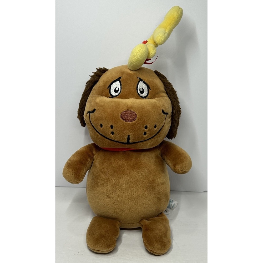 Dr Seuss The Grinch Max Dog Plush 12" Stuffed Animal Stuffed Toy Aurora